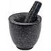 Mortaio in granito KH-1680 per macinare spezie ed erbe aromatiche - Foto miniatura 1