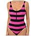 Costume Da Bagno Stile Classico Con Cerniera Mm4m810 Da Donna - Foto miniatura 3