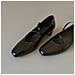 Eleganti Scarpe Mary Jane In Pelle Con Punta Quadrata - Comfort E Stile Black 35 - Foto miniatura 4