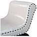Sgabello In Similpelle Bianca 90x40x65h - Foto miniatura 4