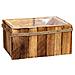Cesto Rettangolare In Legno 21x15x10h Cm - Foto miniatura 1