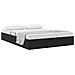 Letto con Contenitore con materasso Nero 135 x 190 cm Velluto - Foto miniatura 1