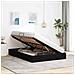 Letto con Contenitore con materasso Nero 135 x 190 cm Velluto - Foto miniatura 4