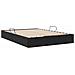Letto con Contenitore con materasso Nero 135 x 190 cm Velluto - Foto miniatura 9
