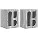 Comodino 2 pcs Grigio Sonoma 40 x 35 x 50 cm Legno multistrato - Foto miniatura 1