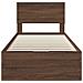 Struttura del letto con cassetto Rovere Marrone 90 x 190 cm - Foto miniatura 8