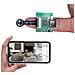 Telecamera Wifi Mini Modulo 5 Volt 26x23mm Gestione Tramite App Registrazione Video 480p Su Micro Sd - Foto miniatura 4