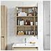 Mobiletto per specchio da bagno Rovere Sonoma 30 x 10,5 x 50 cm - Foto miniatura 2