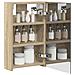 Mobiletto per specchio da bagno Rovere Sonoma 30 x 10,5 x 50 cm - Foto miniatura 3