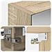 Mobiletto per specchio da bagno Rovere Sonoma 30 x 10,5 x 50 cm - Foto miniatura 9