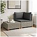 2 pz Set Lounge in Rattan con Cuscini GENDT Rattan naturale - Foto miniatura 2