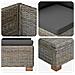 2 pz Set Lounge in Rattan con Cuscini GENDT Rattan naturale - Foto miniatura 8