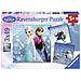Puzzle Frozen 3 x 49 pz 18 x 18 cm 092642 - Foto miniatura 2
