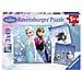 Puzzle Frozen 3 x 49 pz 18 x 18 cm 092642 - Foto miniatura 1