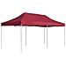Gazebo Professionale Pieghevole in Alluminio 6x3 m Rosso Vino - Foto miniatura 1