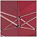 Gazebo Professionale Pieghevole in Alluminio 6x3 m Rosso Vino - Foto miniatura 2