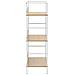 Scaffale Libri 3 Ripiani Rovere 60x27,6x90,5 Legno Multistrato - Foto miniatura 4