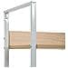 Scaffale Libri 3 Ripiani Rovere 60x27,6x90,5 Legno Multistrato - Foto miniatura 5