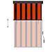Tenda A Rullo Per Esterni 100x250 Cm Arancione E Marrone - Foto miniatura 3