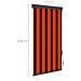 Tenda A Rullo Per Esterni 100x250 Cm Arancione E Marrone - Foto miniatura 8