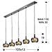Sospensione A Soffitto In Cristallo Dimmerabile A 5 Luci Con Telecomando Cromo, Specchio, G9 - Foto miniatura 4
