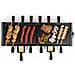Raclette Doc185 Set 12 Persone - Nero - Foto miniatura 4