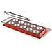 Stampo ravioli tablet rosso (mattarello incluso)  - Foto miniatura 5