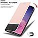 Custodia Compatibile Con Samsung Galaxy S10 Plus In Oro Rosato Nero - Coperchio Protettiva Con Chiusura Magnetica, Funzione Stand E Tasca Per Le Carte - Foto miniatura 6