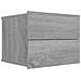Comodini Grigio Sonoma 2 Pz 40x30x30 Cm In Legno Multistrato - Foto miniatura 3
