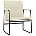 Sedia Lounge Crema 55x64x80 Cm In Similpelle - Foto miniatura 2