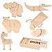 3 Giochi Safari In Legno Per Bambini - Foto miniatura 1