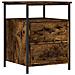 Comodino Rovere Fumo 44x45x60 Cm In Legno Multistrato - Foto miniatura 2