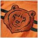 Maglietta Per Bambini A Maniche Lunghe Stampa Orso Arancione Scuro 116 - Foto miniatura 4