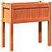 Fioriera Giardino Gambe Marrone Cera 70x31x70 Cm Massello Pino - Foto miniatura 1