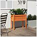 Fioriera Giardino Gambe Marrone Cera 70x31x70 Cm Massello Pino - Foto miniatura 2