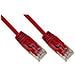 Cavo Rete Categoria 6 Non Schermato Utp Colore Rosso Halogenfree Mt 2 Slim - Foto miniatura 1