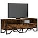 Mobile Porta Tv Rovere Fumo 122x34x41 Cm In Legno Multistrato - Foto miniatura 9