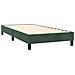 Letto A Molle Con Materasso E Led Verde Scuro 90x200cm Velluto - Foto miniatura 4