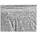 Completo Lenzuola Letto 100% Cotone Made In Italy Disegno Canva Matrimoniale Grigio - Foto miniatura 3