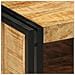 Tavolino da Salotto 50x50x38 cm Legno Massello di Mango Grezzo - Foto miniatura 2