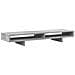 Supporto Monitor Grigio Cemento 100x27x15cm Legno Massello Pino - Foto miniatura 2
