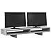 Supporto Monitor Grigio Cemento 100x27x15cm Legno Massello Pino - Foto miniatura 3