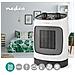 Nedis Htfa19wt Stufetta Elettrica Interno Bianco Riscaldatore Ambiente Elettrico Con Ventilatore - Foto miniatura 3