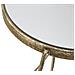 Tavolino Mf585 - Oro - Metallo - 38x38x86 Cm - Foto miniatura 6