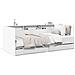 Lusso Casadino -  Divano Letto Con Cassetti Senza Materasso Bianco 90x200 Cm - Foto miniatura 1