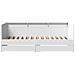 Lusso Casadino -  Divano Letto Con Cassetti Senza Materasso Bianco 90x200 Cm - Foto miniatura 3