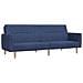 Divano Letto a 2 Posti Blu in Tessuto - Foto miniatura 1