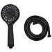 Kit Doccia Con Soffione E Flessibile Tamushal 3 Funzioni Nero - Foto miniatura 4