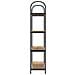 Libreria rovere artigianale 80 x 30 x 146 cm Legno multistrato - Foto miniatura 6