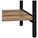 Libreria rovere artigianale 80 x 30 x 146 cm Legno multistrato - Foto miniatura 8